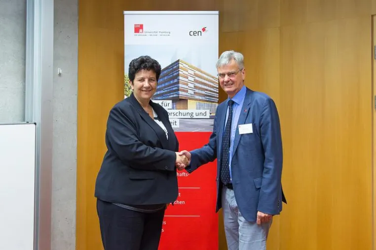Universität Hamburg: Besuch der französischen Wissenschaftsministerin Bild: Universität Hamburg: Besuch der französischen Wissenschaftsministerin