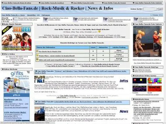 Bild: Ciao-Bella-Fans.de jetzt auch mit kostenlosen Online-Games