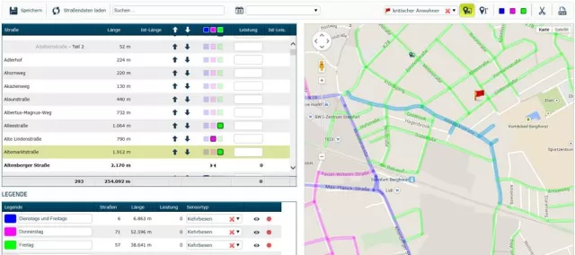Tourenplanung für Straßenreinigung, Müllabfuhr und Winterdienst Bild: Tourenplanung für Straßenreinigung, Müllabfuhr und Winterdienst