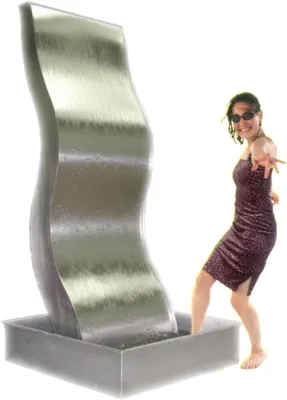 Bild: Zimmerbrunnen sorgen für gesundes Klima im Hause - Geschäftsleute entdecken Brunnen als verkaufsförderndes Element