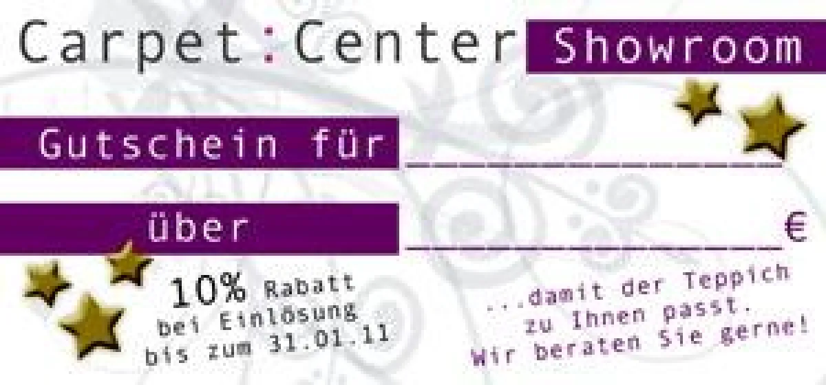 Geschenk-Gutschein für einen individuellen Teppich nach Maß