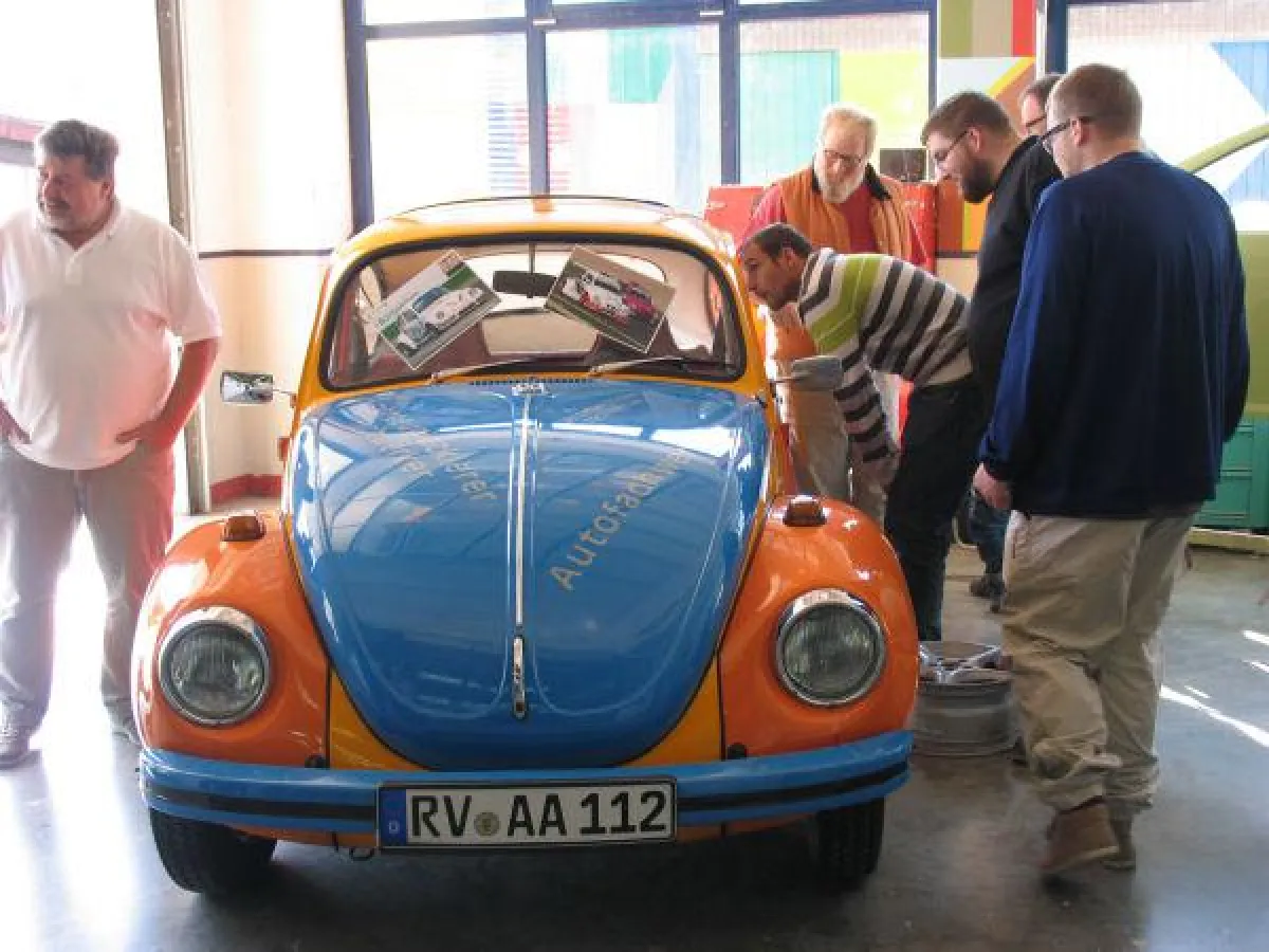 Immer wieder ein farbenfroher Hingucker: der renovierte