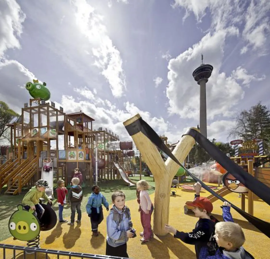 In Vuokatti, Finnland, entsteht der bislang größte Angry Birds Freizeitpark weltweit