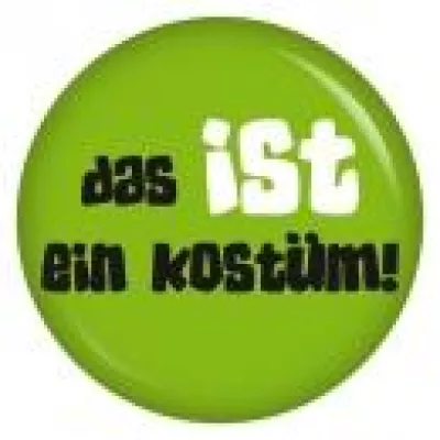 Bild: Ansteckbuttons für Karneval – vom Flirt-Button bis zum Kostümersatz