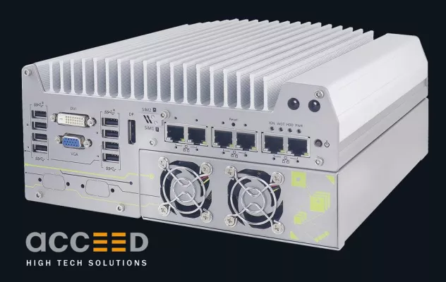 Bild: Box-PC Nuvo-7160GC holt Leistung aus der Grafikkarte