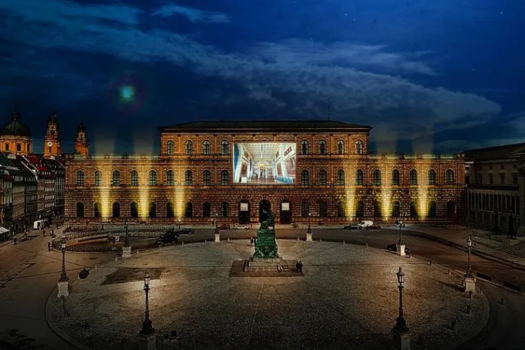 „In den Gemächern des Königs“ – Künstlerische Lichtinstallation von DESEO an der Münchner Residenz Bild: „In den Gemächern des Königs“ – Künstlerische Lichtinstallation von DESEO an der Münchner Residenz