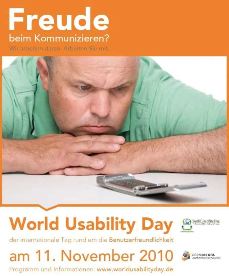 Plakat World Usability Day 2010