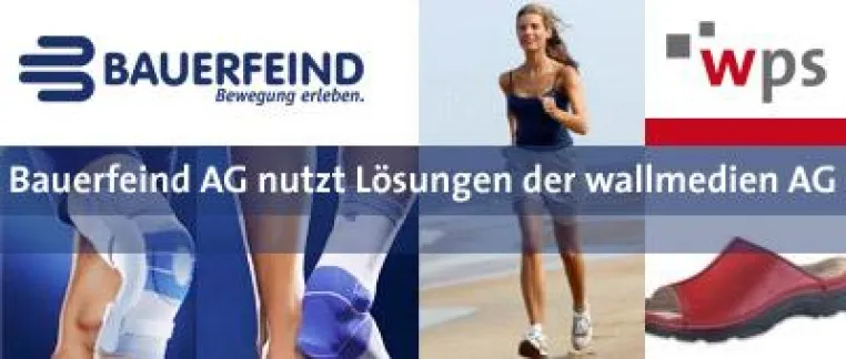 E-Procurement: Bauerfeind AG entscheidet sich für wallmedien-Lösung Bild: E-Procurement: Bauerfeind AG entscheidet sich für wallmedien-Lösung