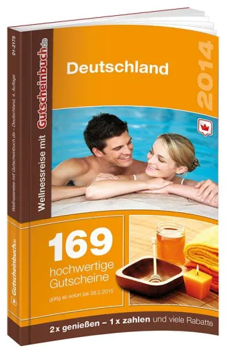 169-mal Wohlfühlen nach Herzenslust: Wellness-Gutscheinbuch lädt zu entspannenden Auszeiten vom Alltag ein Bild: 169-mal Wohlfühlen nach Herzenslust: Wellness-Gutscheinbuch lädt zu entspannenden Auszeiten vom Alltag ein