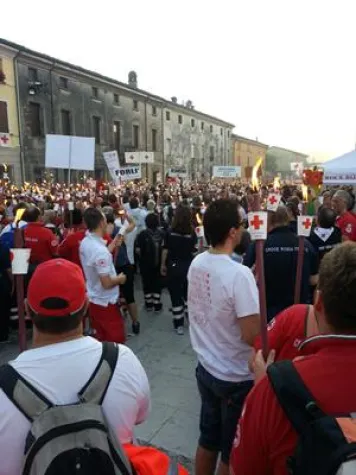 Bild: DRK-Kreisverband Solingen e.V. auf großer Fahrt nach Italien