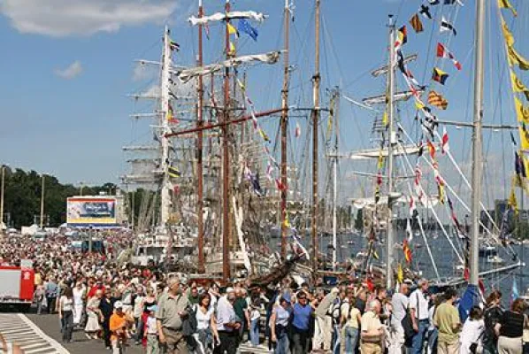 Bild: Großsegler mit Kurs auf Stettin