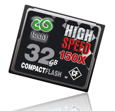 Bild: 32GB 150X CompactFlash Karte von K&P electronic