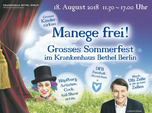 Bild: Manege frei! Großes Klinik-Sommerfest mit Zirkus, Zelle und Viktoria