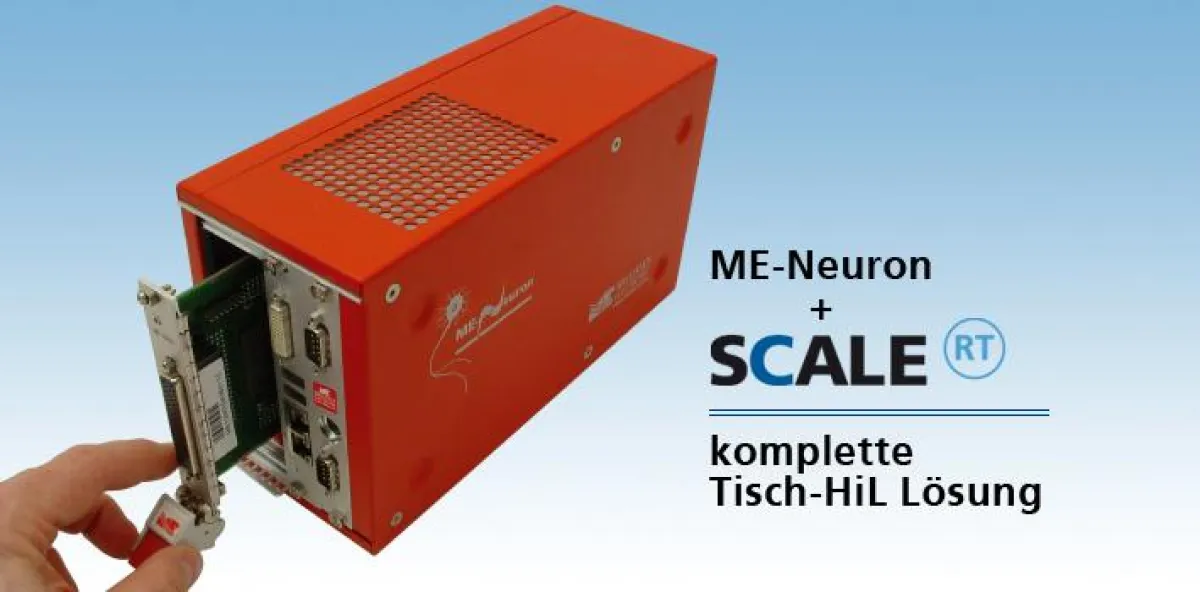 Die kostengünstige, modulare Tisch-HIL (Hardware-in-the-Loop) Lösung auf Basis des ME-Neuron ist ab sofort erhältlich