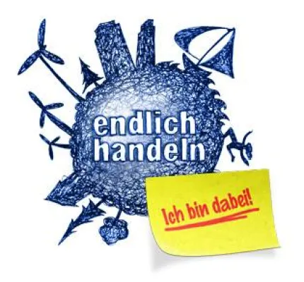 Bild: „Endlich Handeln“ weltweit mit 350.org