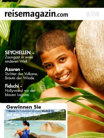 Bild: reisemagazin.com mit Seychellen-Gewinnspiel und Whale-Watching auf den Azoren