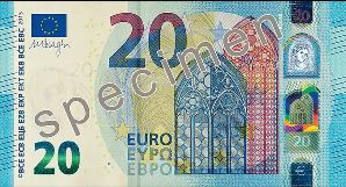 20 Euro-Banknote der Europa-Serie (Bildquelle: Europäische Zentralbank)