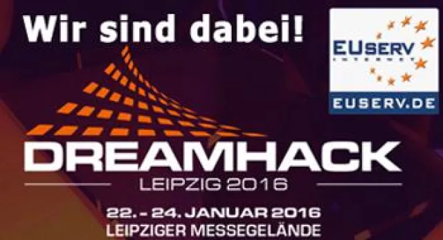 Bild: EUserv als Partner auf der DreamHack Leipzig am Start