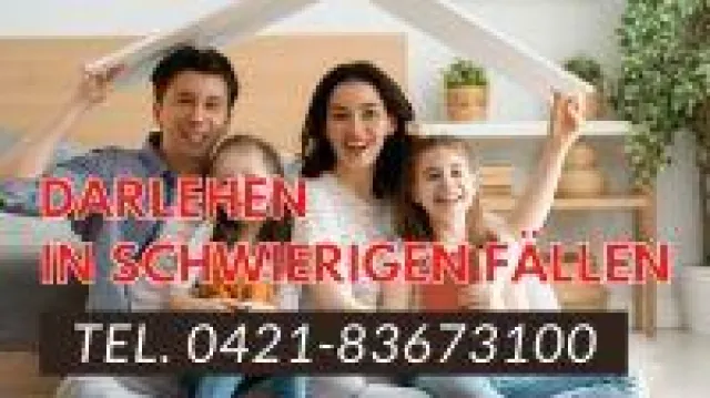 Bild: Darlehen in schwierigen Fällen / Baufinanzierung oder Kredit abgelehnt wegen Schufa oder Alter?