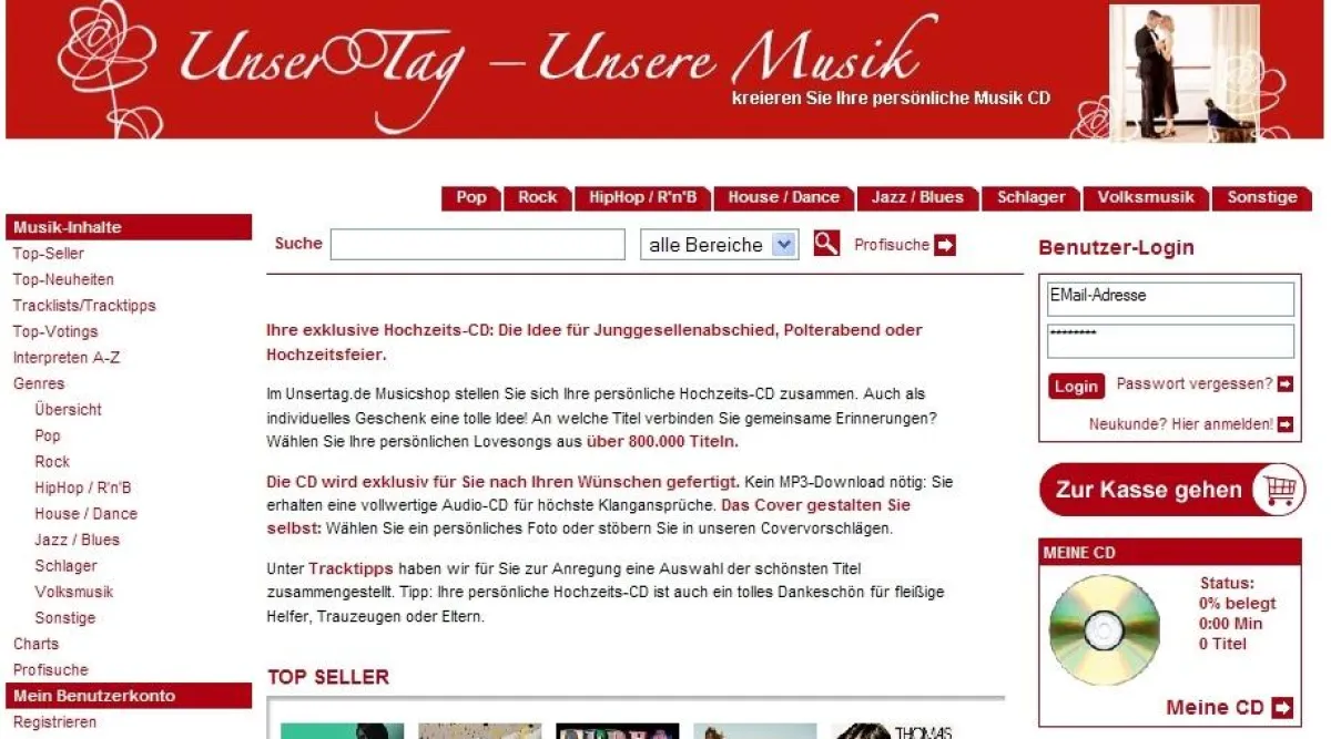 Musicshop bei UnserTag.de