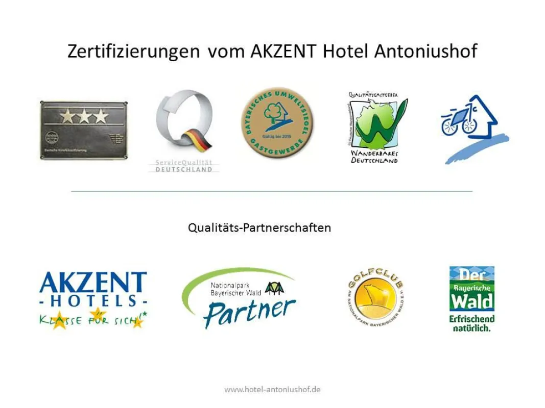 Zertifizierungen und Partnerschaften Antoniushof