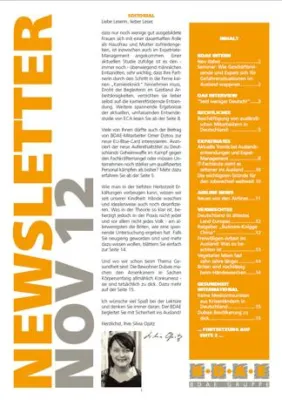 Bild: November-Ausgabe von "Leben und Arbeiten im Ausland" erschienen