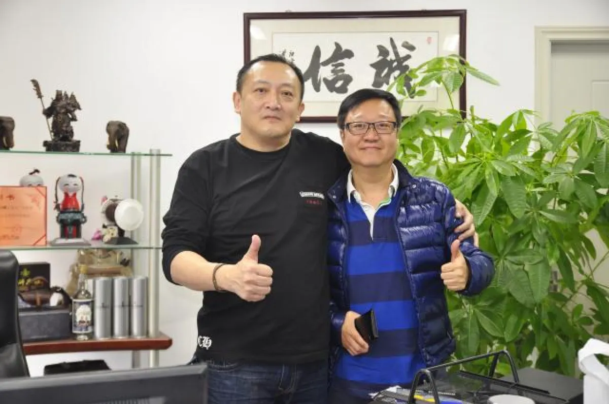 Seiki-Geschäftsführer TH Lam und Prokurist Mickey Cho