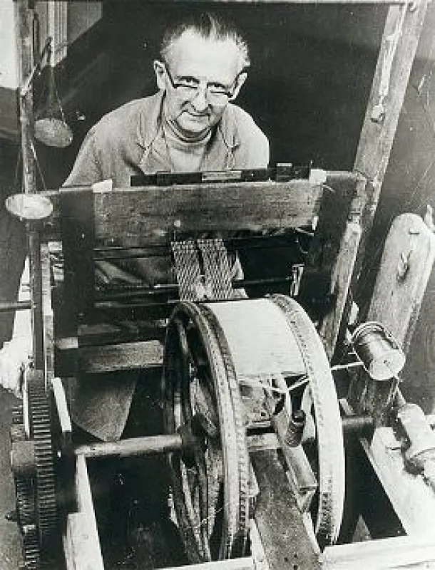 Heinrich Mauersberger - Erfinder der Nähwirktechnologie MALIMO (Quelle: Industriemuseum Chemnitz)