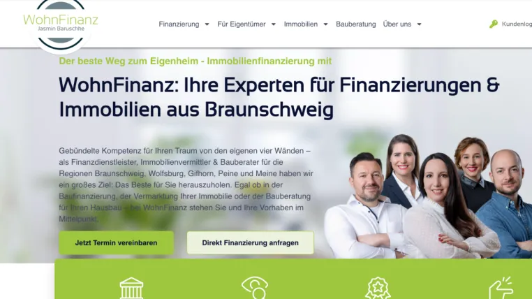 Bild: WohnFinanz Jasmin Baruschke: Maßgeschneiderte Immobilienfinanzierung für Braunschweig und seine Stadtteile