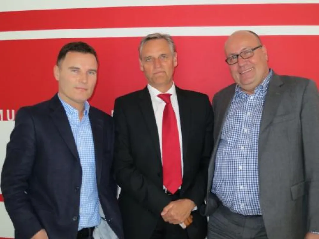 Gerrit Schütze (geschäftsf. Gesellschafter), Harry Kutzner (Vors. Geschäftsführung) u. Sönke Weisner