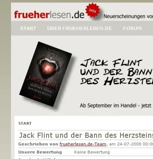 Bild: literature.de startet frueherlesen.de