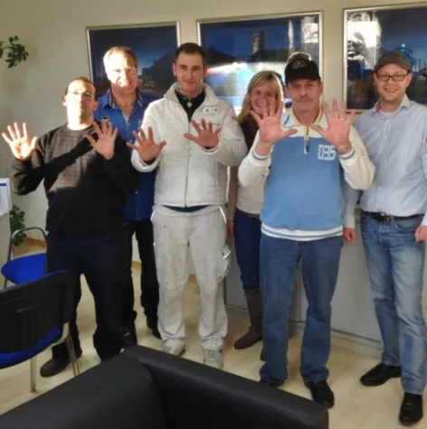 Bild: 10-jähriges Betriebsjubiläum gefeiert