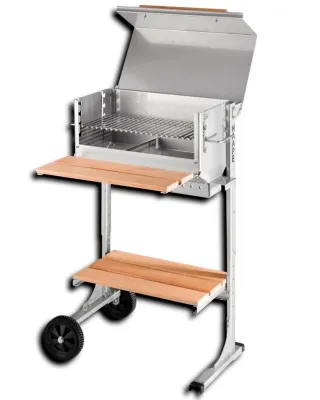 Bild: Holzkohlegrills in Modulbauweise