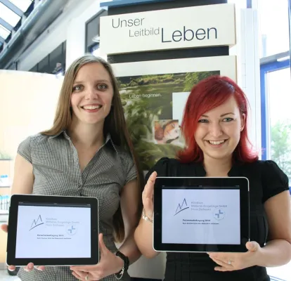 Bild: Klinikum Mittleres Erzgebirge startet deutschlandweit erste iPad-gestützte Patientenbefragung