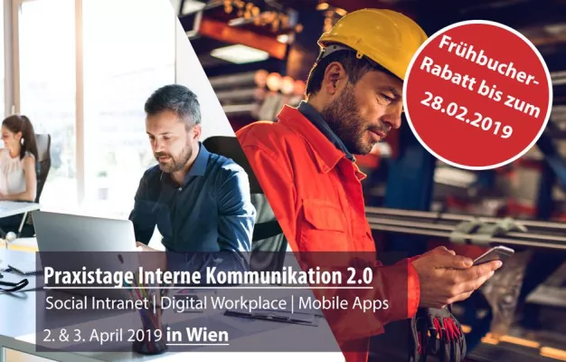 Bild: Praxistage Interne Kommunikation 2.0 der SCM am 2. und 3. April 2019 in Wien