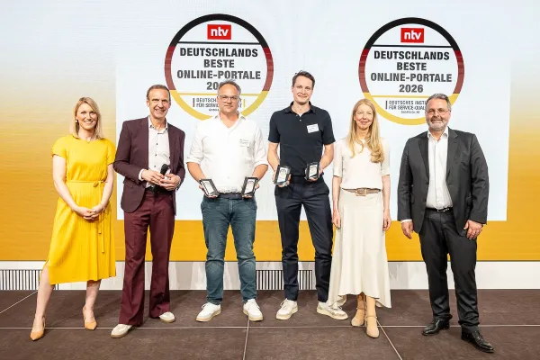 Bild: eventbook.com und eventlocations.com erneut als „Deutschlands Beste Online-Portale 2026“ ausgezeichnet
