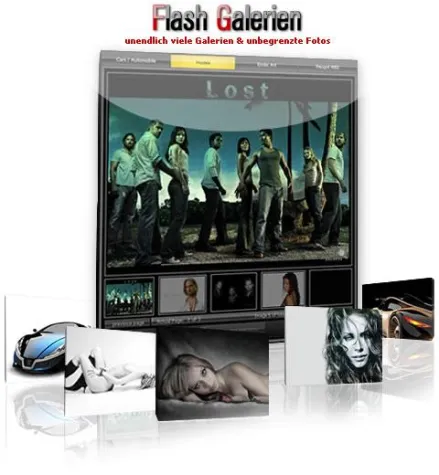 Bild: Xpellshop startet CMS System für Flash Webseiten und endlose Flash Bildergalerien