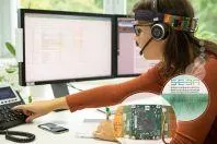 Bild: Fraunhofer IGD - Medica 2019: Ein Stirnband gegen Stress