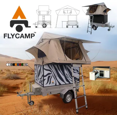 Bild: FlyCamp ExpeditionOne - Der kompakte Zeltanhänger für alle