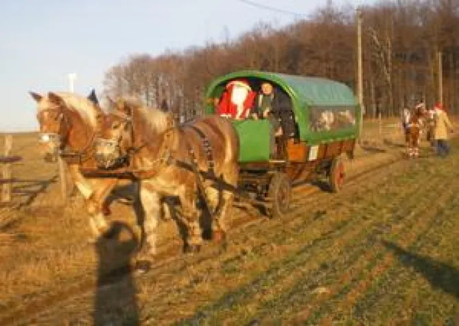 Bild: Verabschiedung des Weihnachtsmannes im Stracoland