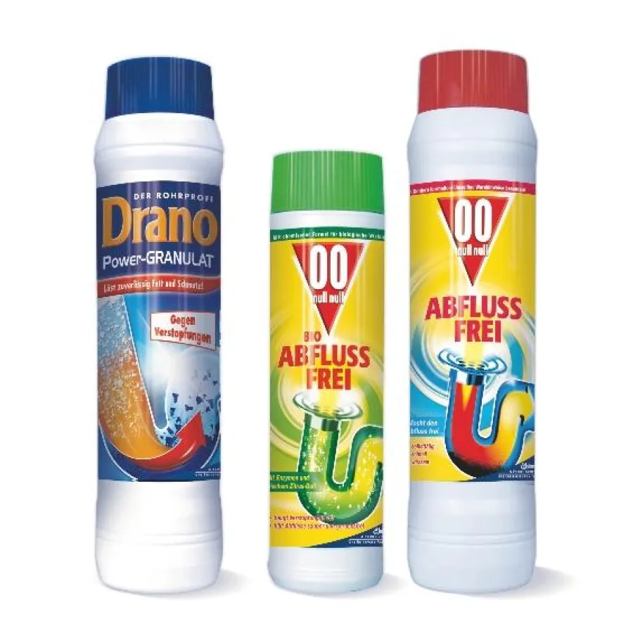 Damit der Abfluss nie verstopft ist! HAJOK.Designpartner überarbeitet die Gestaltung der Rohrreiniger von SC Johnson.