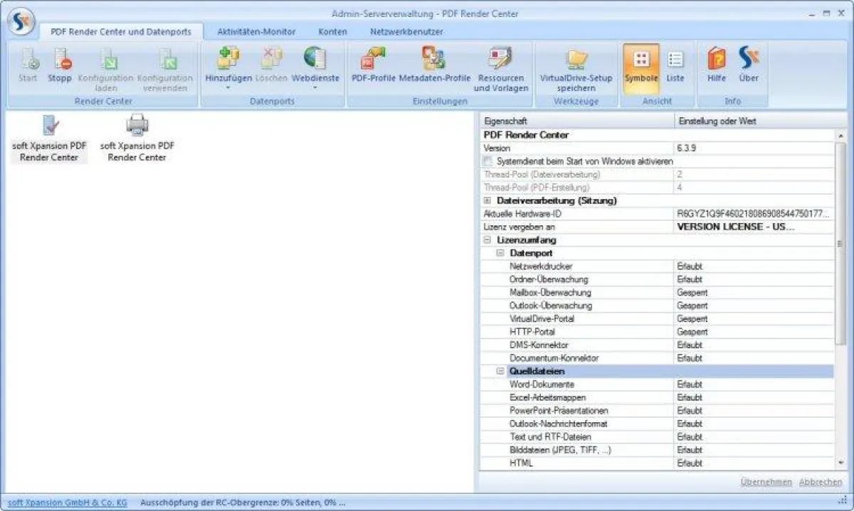 PDF Render Center 6