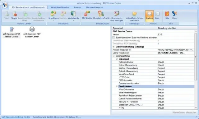 PDF Render Center 6 - neue Version der Unternehmenslösung für PDF-basierte DMS-Systeme Bild: PDF Render Center 6 - neue Version der Unternehmenslösung für PDF-basierte DMS-Systeme