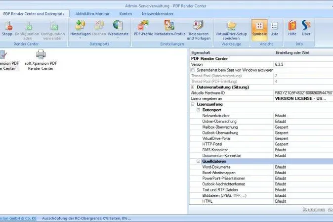 Bild: PDF Render Center 6 - neue Version der Unternehmenslösung für PDF-basierte DMS-Systeme