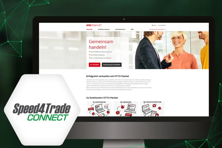 Bild: Otto Market angebunden: Speed4Trade verschafft B2C-Händlern Zugang zu 9,4 Millionen aktiven Kunden  