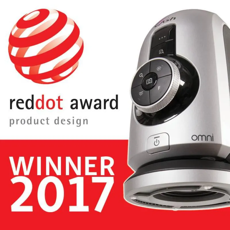 Exzellent!! Das OMNI Digitalmikroskop gewinnt den Red Dot Design Award