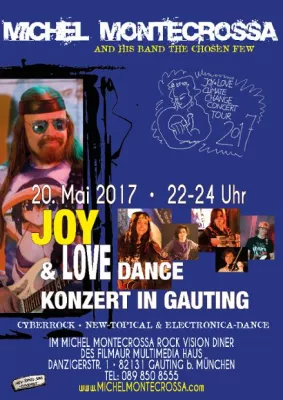 Bild: Michel Montecrossa's ‘Freude und Liebe Tanz Concert in Gauting' begleitet Eröffnung seiner Kunstausstellung