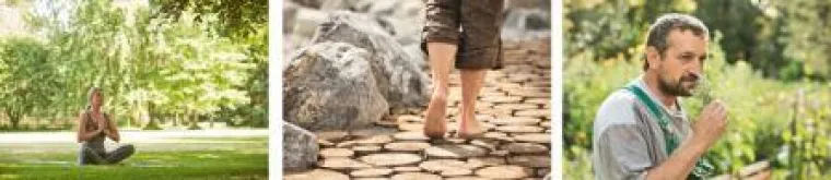 Bild: Weg der Sinne, sanftes Yoga und Kneipp-Waldweg: Innere Ruhe mit den Achtsamkeitsangeboten in Bad Wörishofen