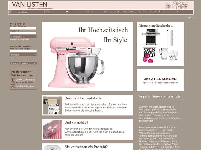 Bild: Design und Qualität in der Küche – neue Produkte für den Hochzeitstisch bei VAN LISTEN