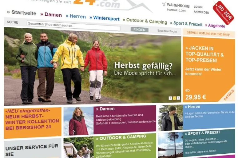 Bergshop24.com – mit dem Relaunch zum Gipfelsturm Bild: Bergshop24.com – mit dem Relaunch zum Gipfelsturm